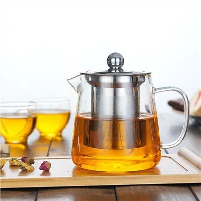 550ml stikla tējkanna ar infuser