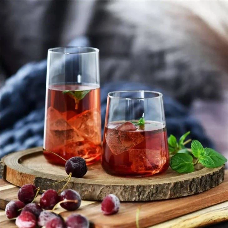 540ml Tall Water Juice Drinking Glasses