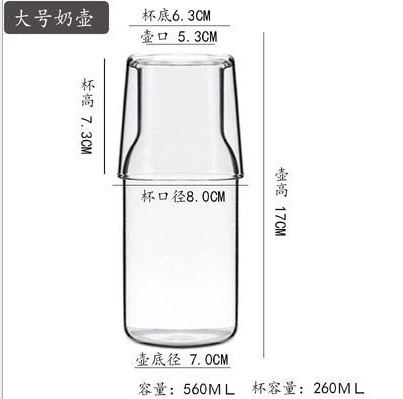 Glass Cold Water Kettle Set